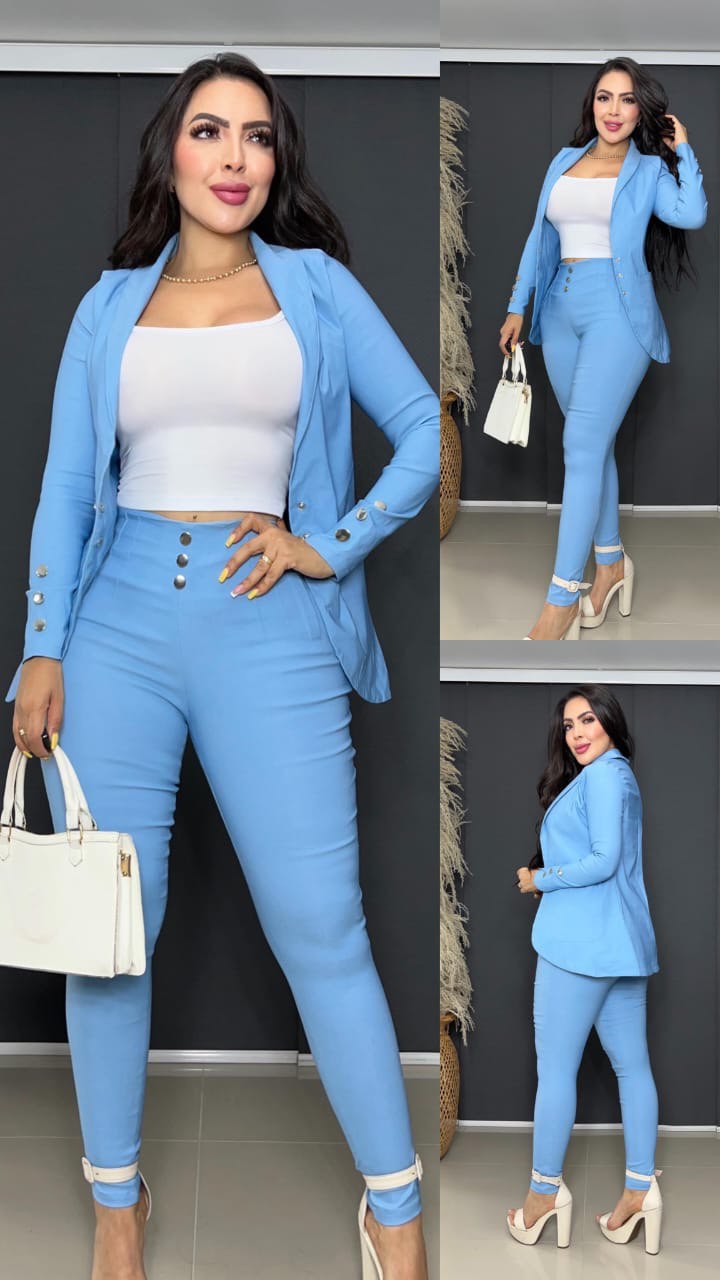 Conjunto Ejecutivo para Dama Blazer y Pantalón D1840 - Imagen 11