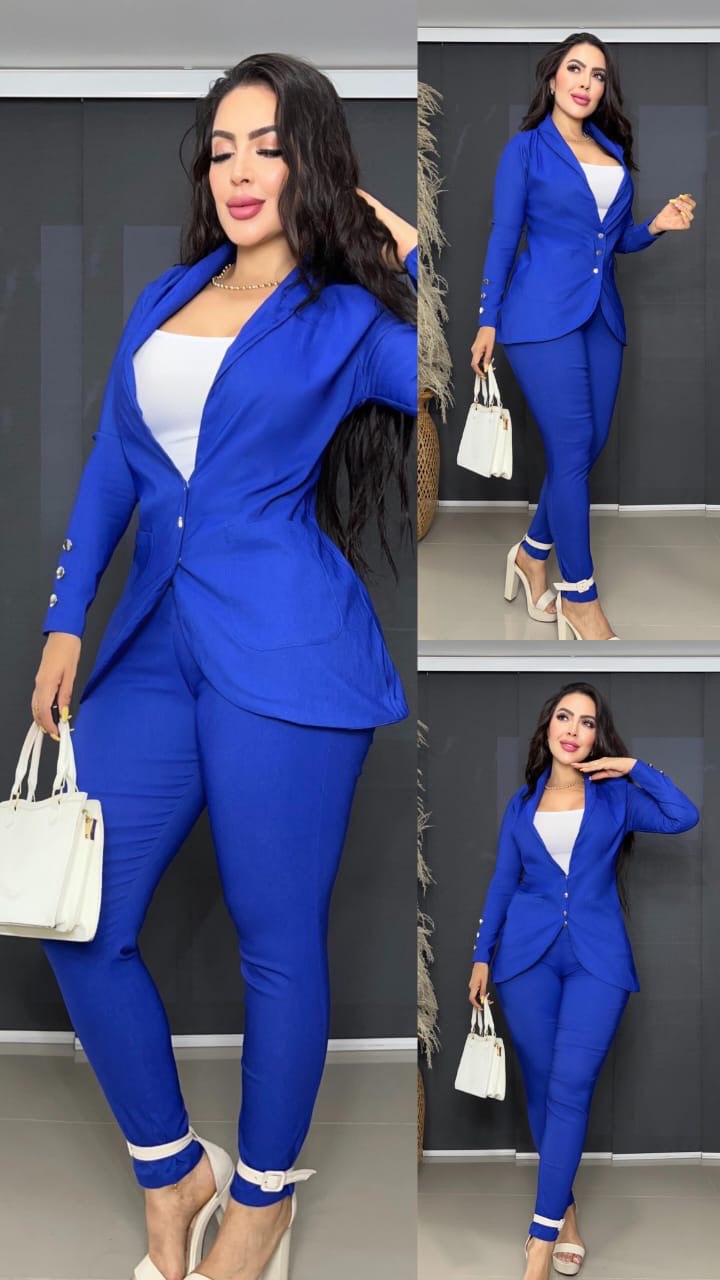 Conjunto Ejecutivo para Dama Blazer y Pantalón D1840 - Imagen 7
