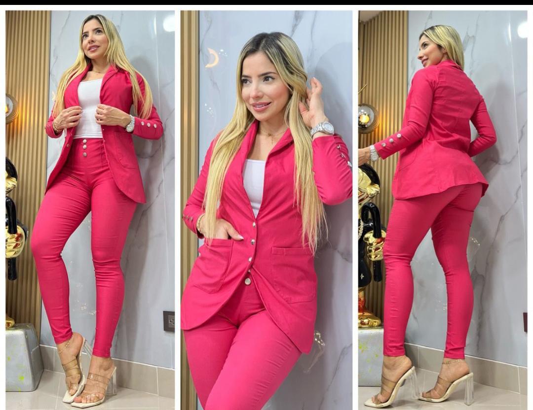 Conjunto Ejecutivo para Dama Blazer y Pantalón D1840 - Imagen 13