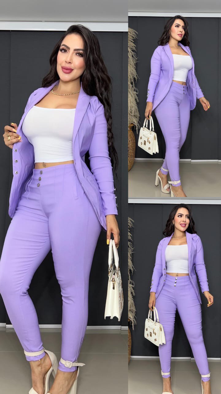 Conjunto Ejecutivo para Dama Blazer y Pantalón D1840 - Imagen 12