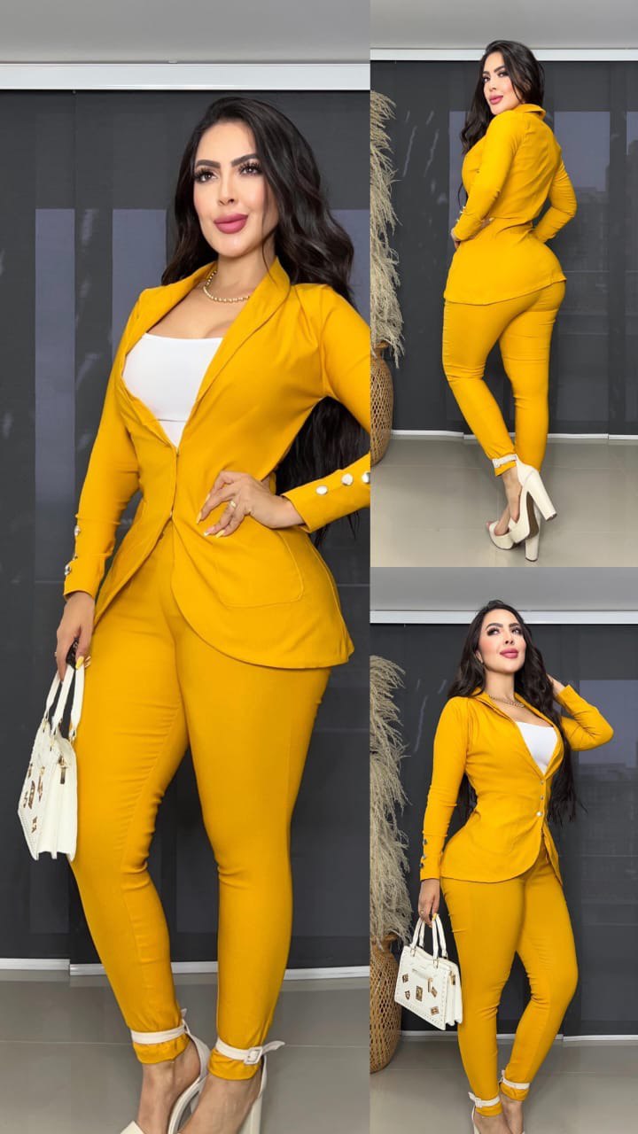 Conjunto Ejecutivo para Dama Blazer y Pantalón D1840 - Imagen 4