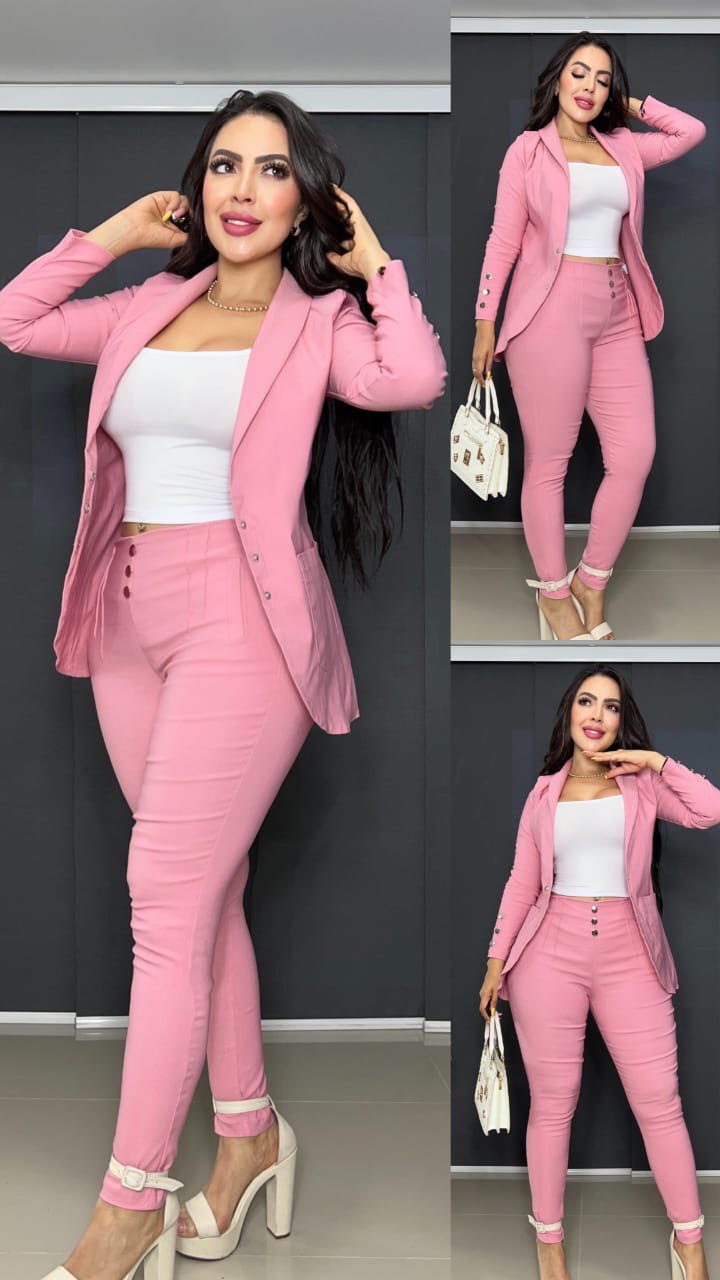 Conjunto Ejecutivo para Dama Blazer y Pantalón D1840 - Imagen 3