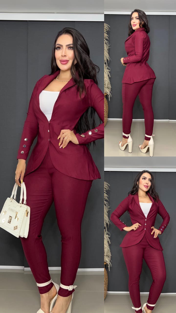 Conjunto Ejecutivo para Dama Blazer y Pantalón D1840 - Imagen 10